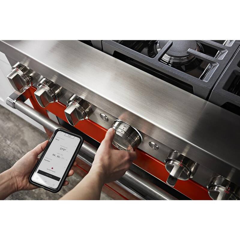 5.1 cu. ft. Smart Gas Range with Self-Cleaning and True Convection in Scorched Orange K31092