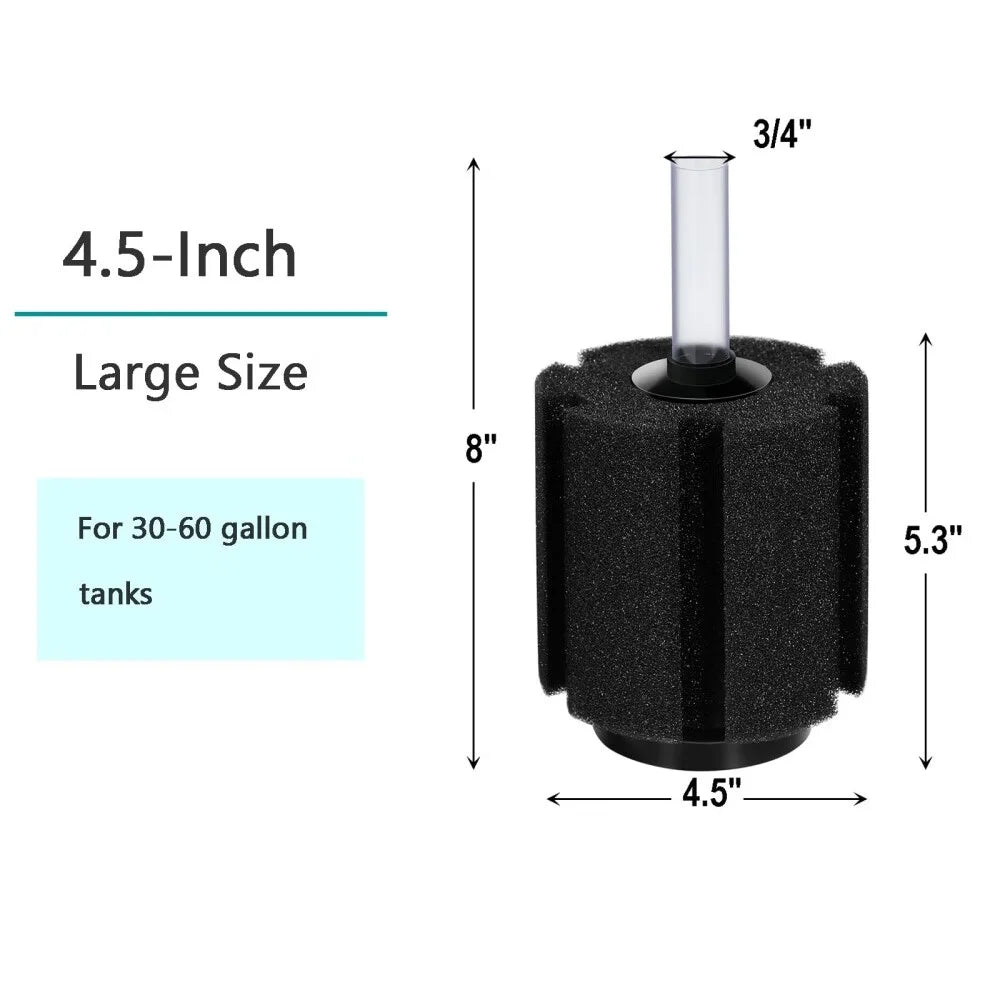 Large Bio Sponge Filter for Fish Tank W3575