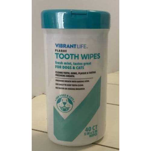 Tooth Wipes for Cats & Dogs V147607
