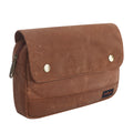 Brown Waxed Canvas Bicycle Pouch Bag W100376