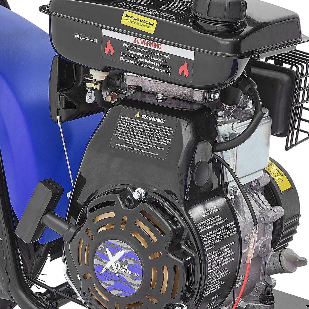 Blue 99cc Off-Road Mini Bike P721
