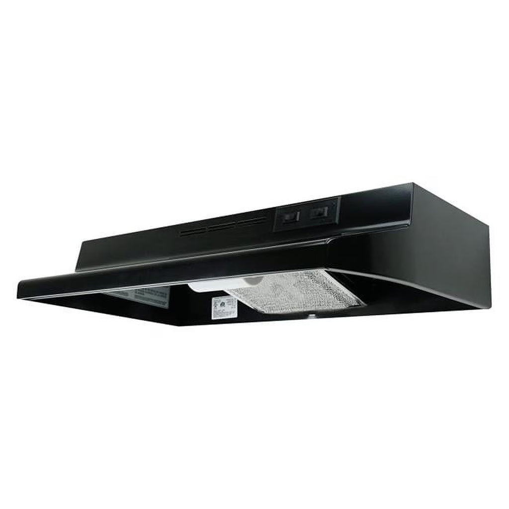 Black Convertible Range Hood R764