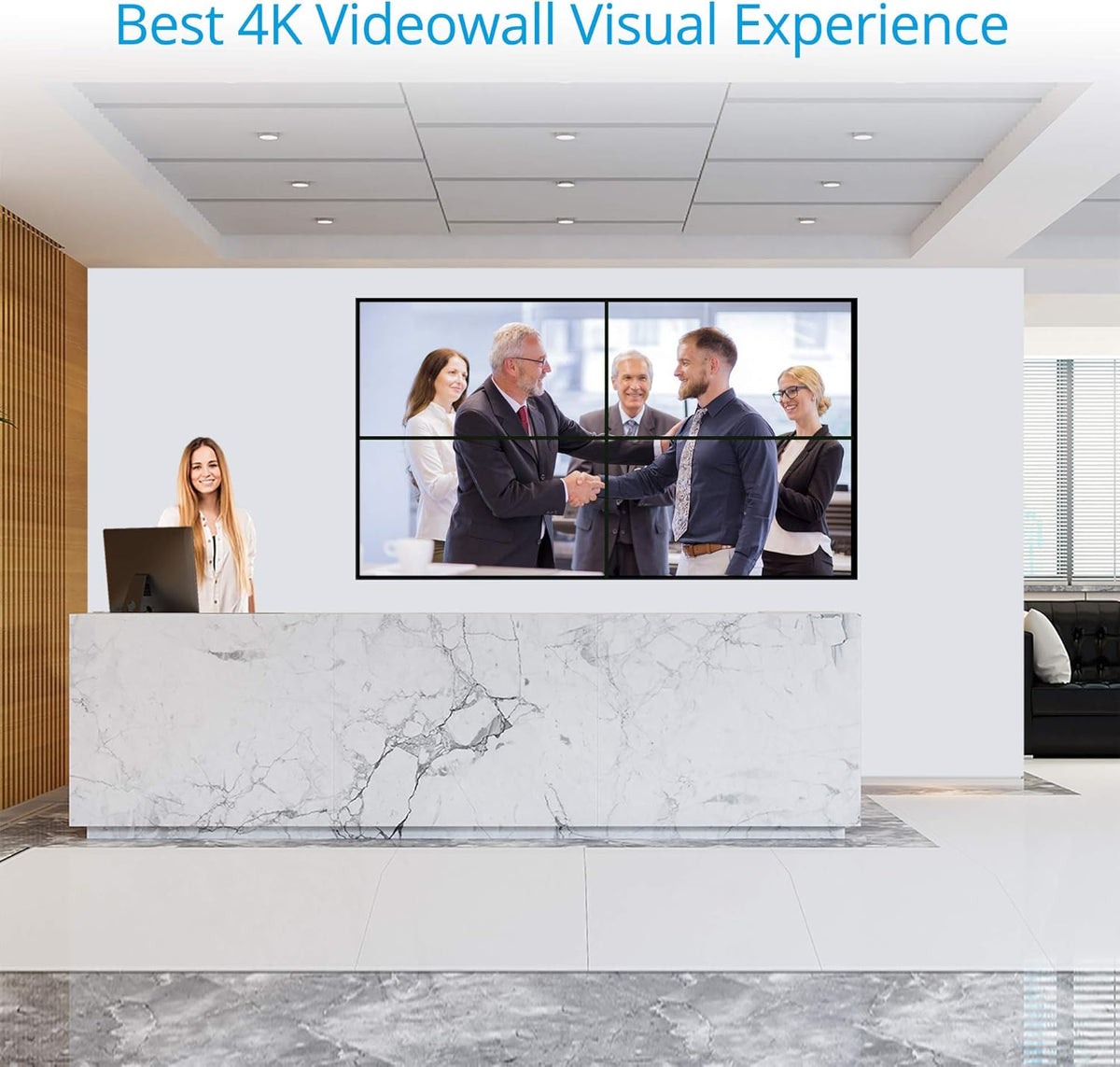 2x2 Video Wall Processor Controller N211