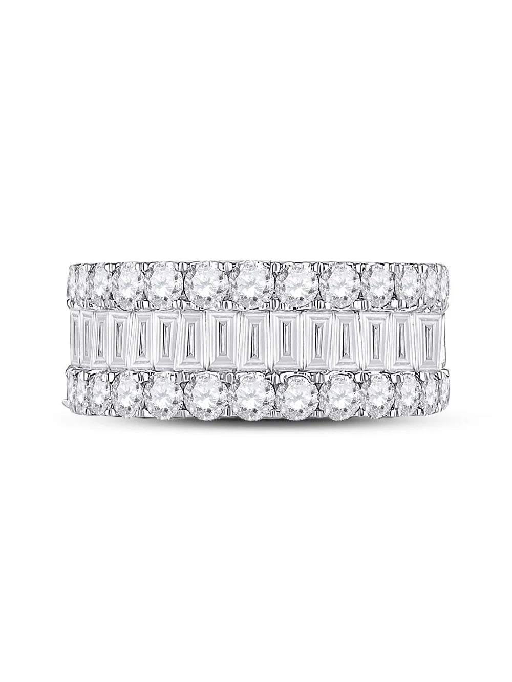 Baguette Diamond Anniversary Ring 3 Cttw H81941