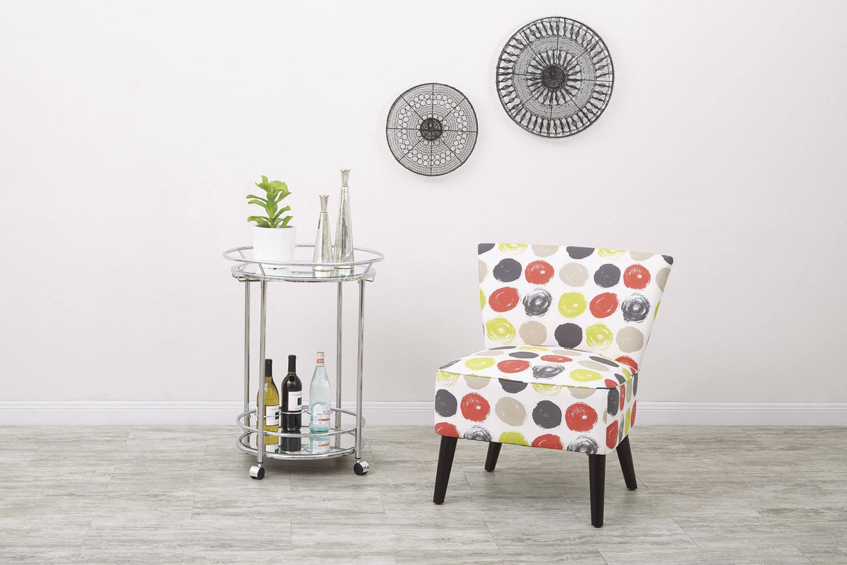 Chrome Serving Cart L7092