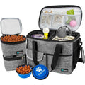 Dog Travel Bag with Food Container and Bowls J454