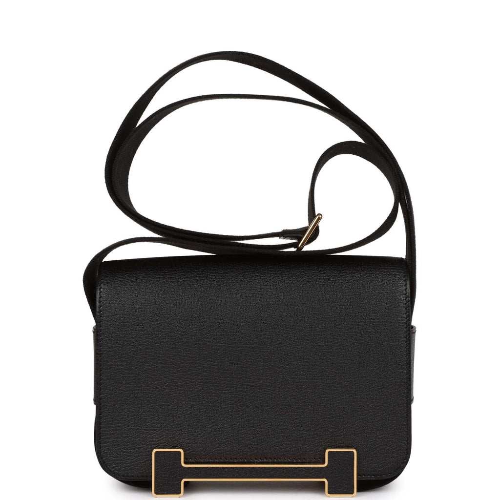 Black Chevre Bag E9903