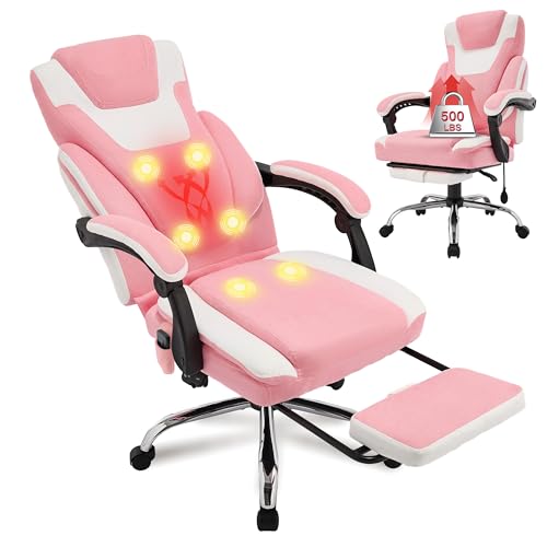 Bluewhite Massage Office Chair with Footrest X75965