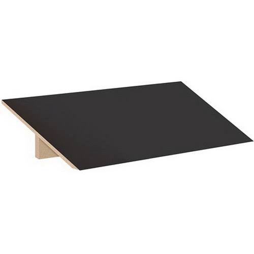 Black Sloping Hood for 18 in. Deep Wood Locker, 3 Wide X670303