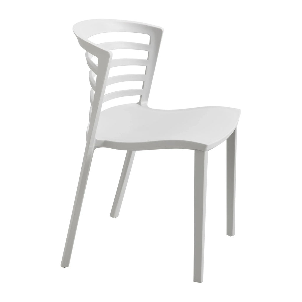 Stack Chair, Gray, 4 per Carton H737139