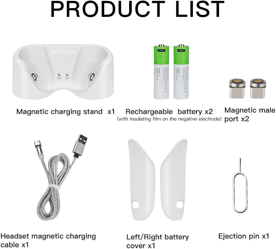 Magnetic Charging Station Set for Oculus Quest 2 Controllers, Pack of 2 Z6246