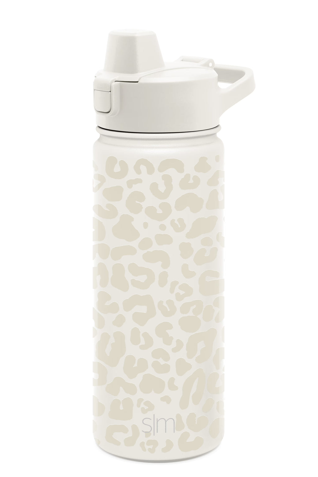 18 fl oz Insulated Stainless Steel Water Bottle with Silicone Straw Lid U137