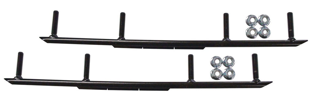 Yellow Snowmobile Skis with 8" Round Bars Complete Kit S563792