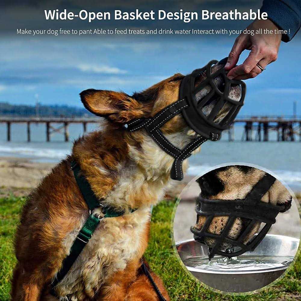 Soft Mesh Adjustable Dog Muzzle L2180
