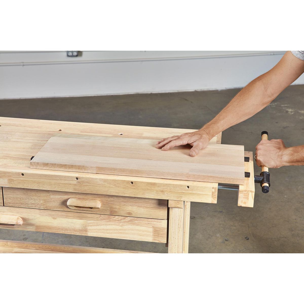 60 in. 3-Drawer Hardwood Workbench F530