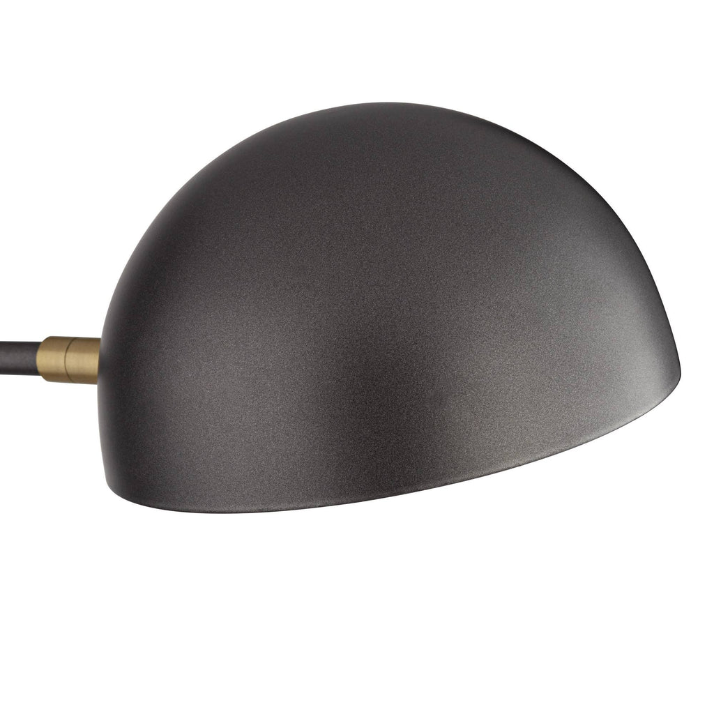 Industrial Swing Arm Wall Lamp Gunmetal Brass Plug-In Light Fixture Adjustable F875