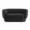 Black Velvet Loveseat J7653