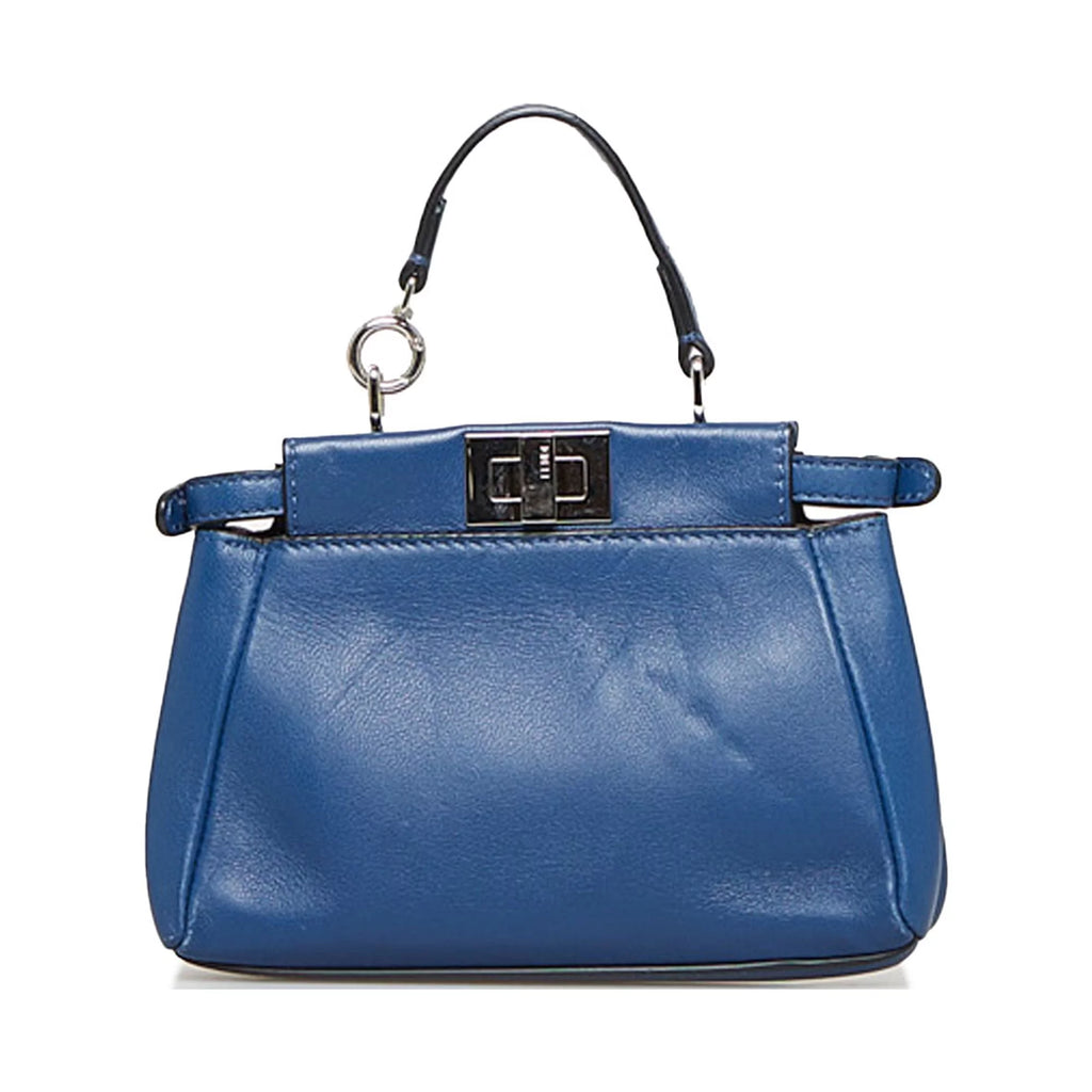 Blue Calf Leather Satchel B677