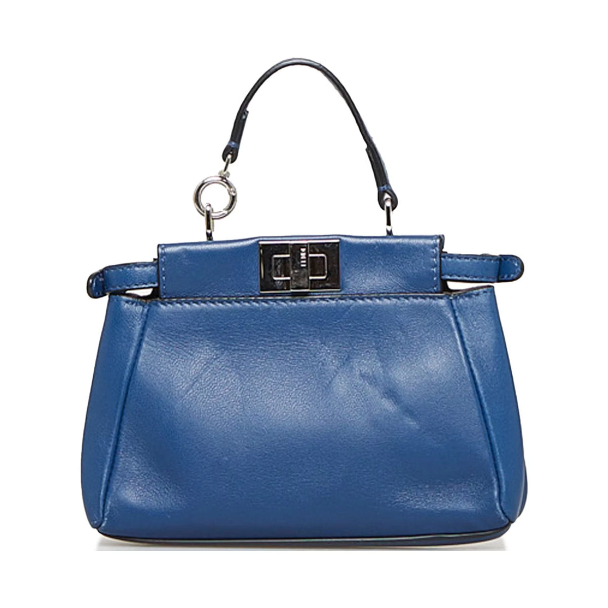 Blue Calf Leather Satchel B677