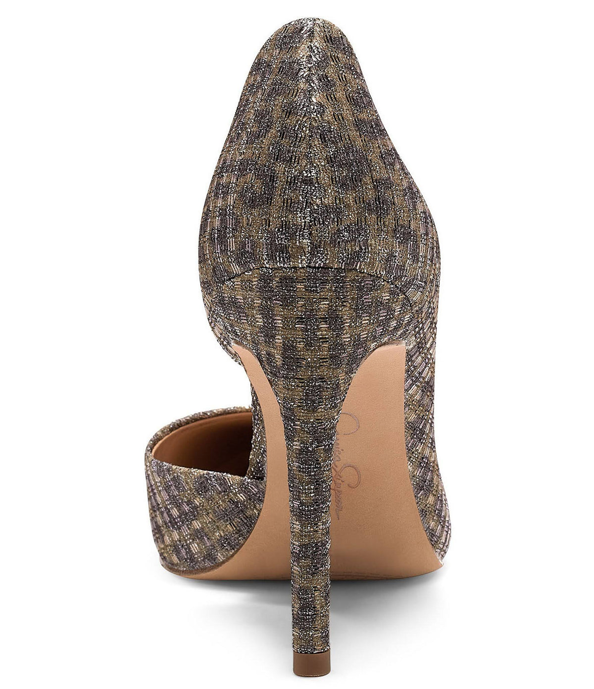 Metallic Leopard Print Pumps P43127