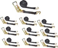 2” x 30’ Double Wire J Hook Ratchet Straps 8 Pack O60938