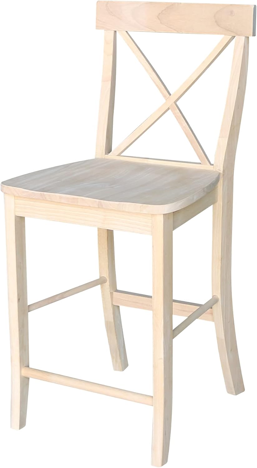 24 inch Pecan Barstool T811655