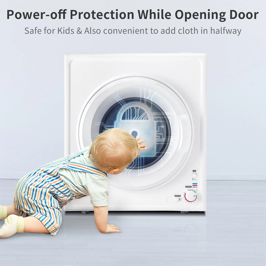 White 2.6 cu ft Portable Laundry Dryer L7078