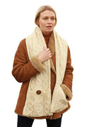 Natural Wool Pocket Scarf P32343