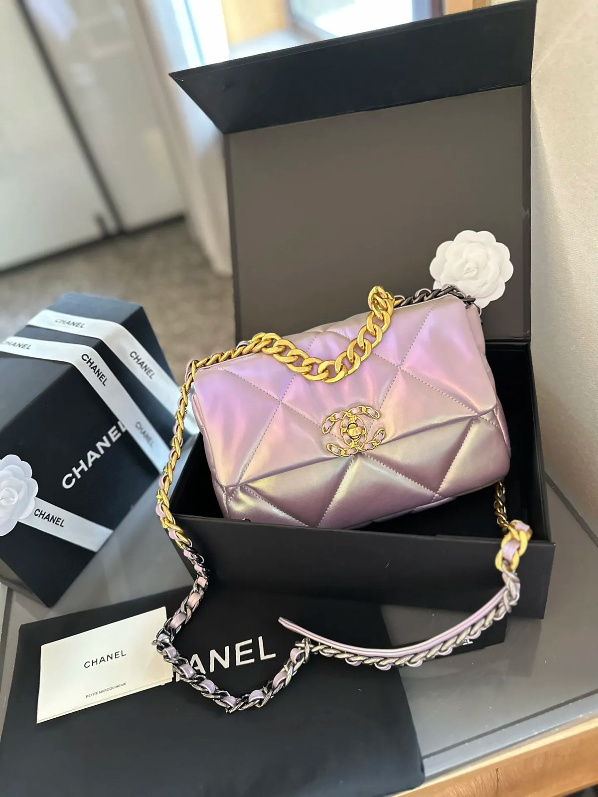 Small Medium Silver Gold Bag I991