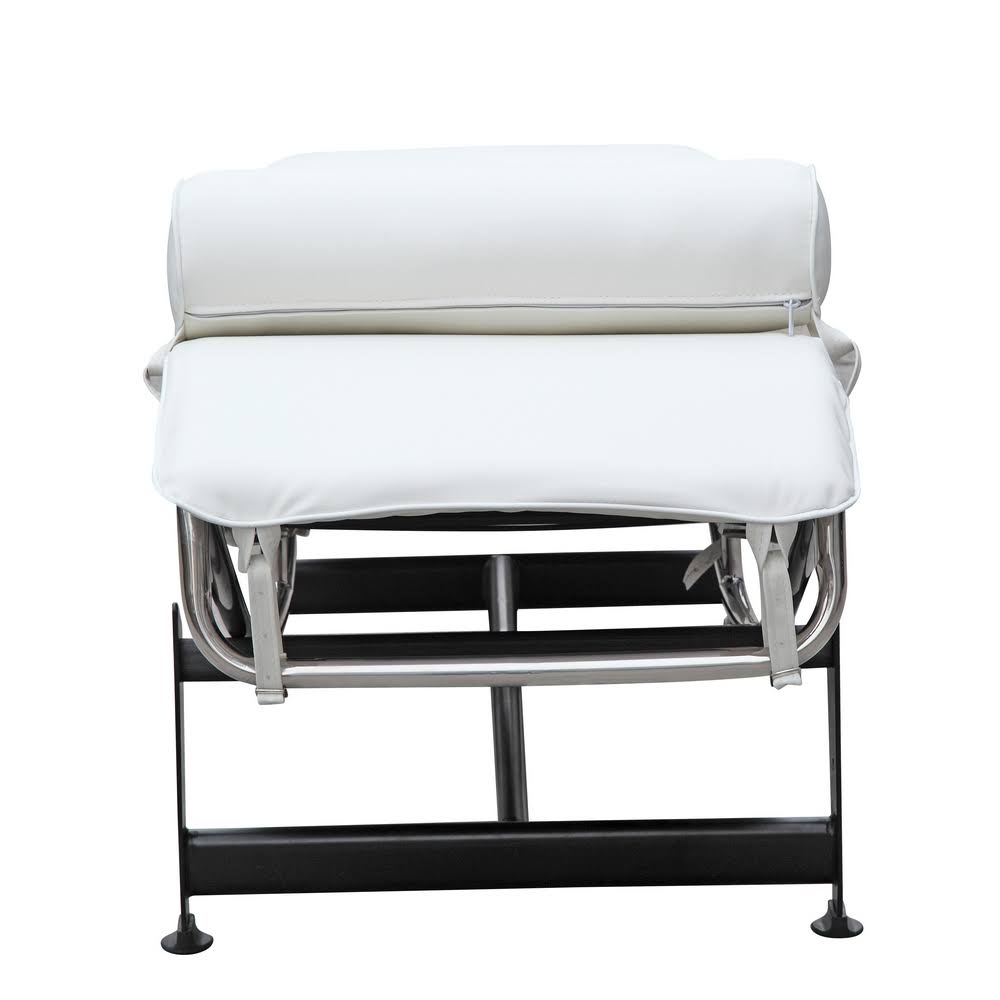 White Adjustable Chaise T314