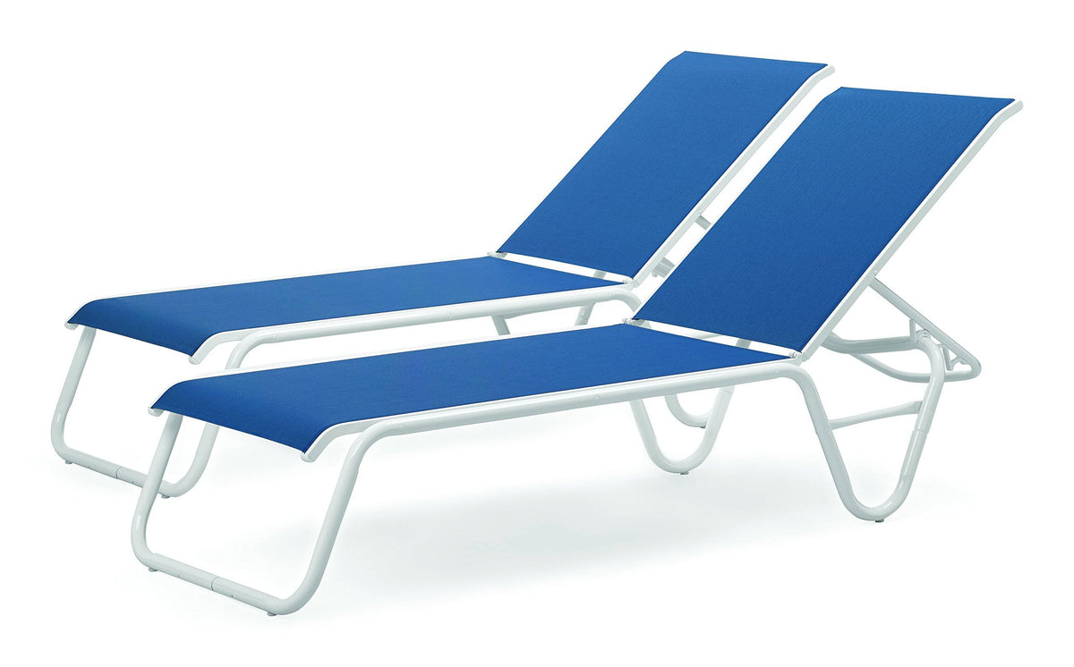 Gloss White Outdoor Chaise Set R1799