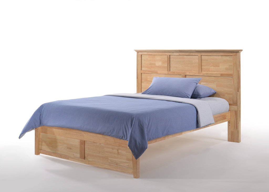 Medium Oak Twin Bed Frame O705
