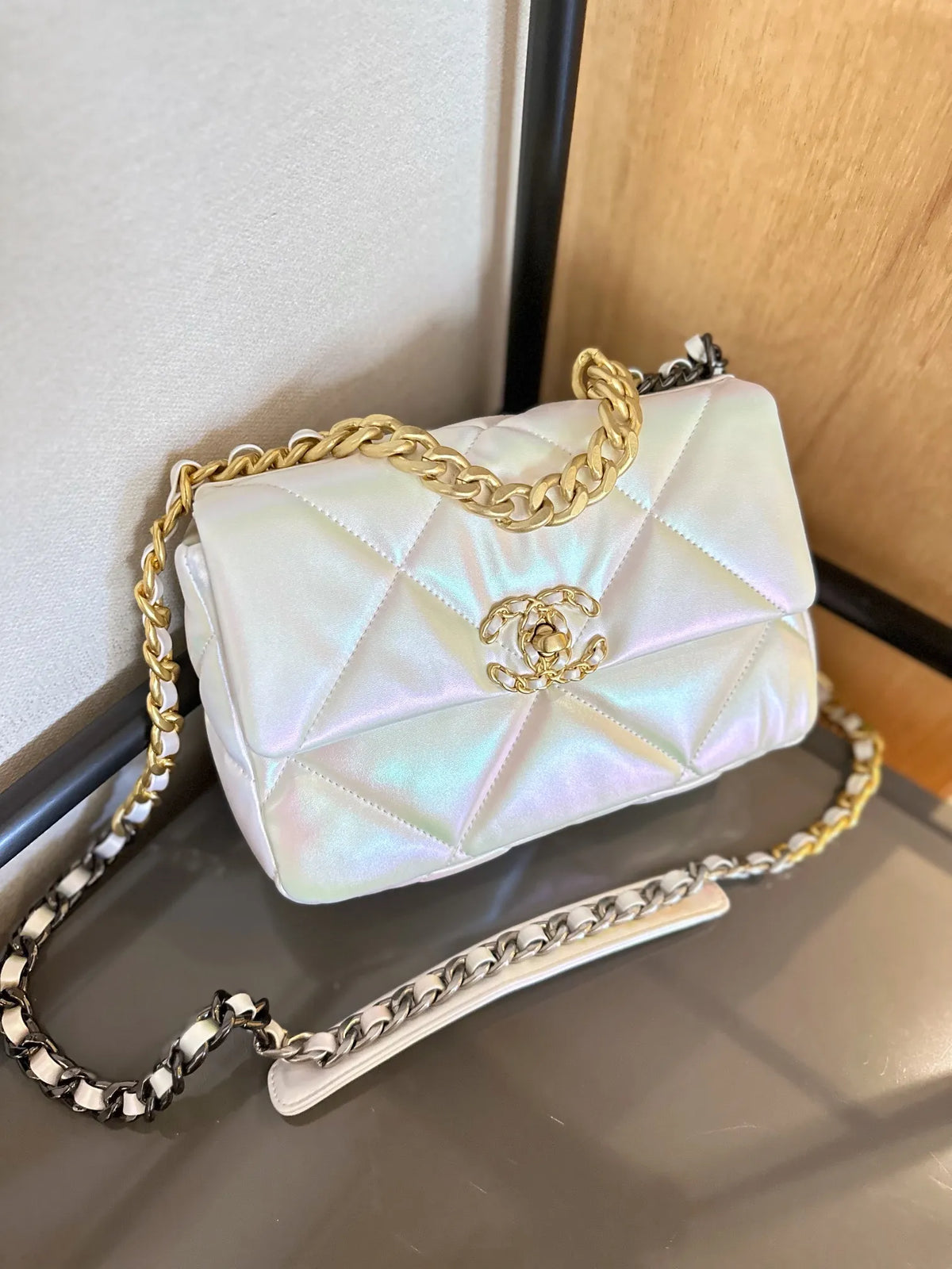 Small Medium Silver Gold Bag I991