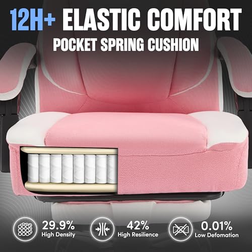 Bluewhite Massage Office Chair with Footrest X75965