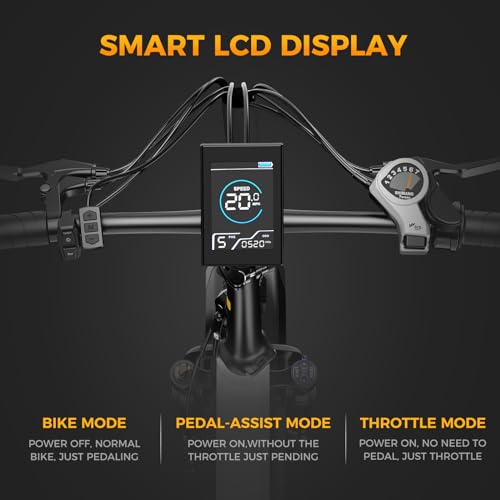 1400W Peak Motor 30MPH Max Speed 624WH Removable Battery Full Suspension 20 * 4.0 Fat Tire Foldable Ebike F916792