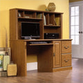 Traditional Wood Computer Desk with Hutch C910