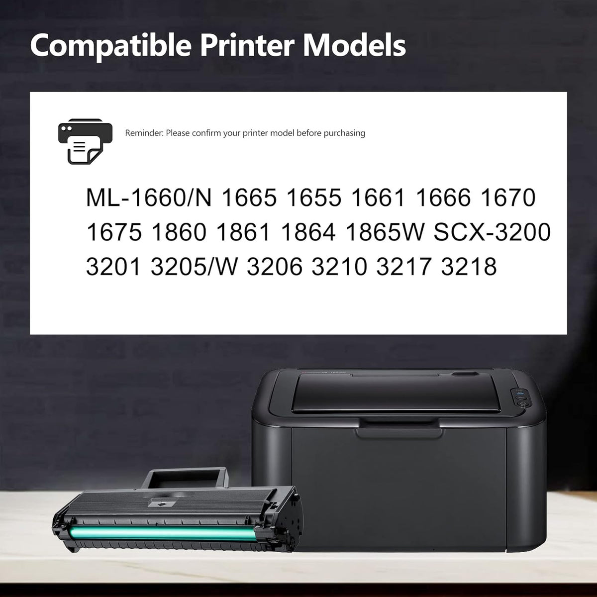 2 Pack Black Toner Cartridge E230875