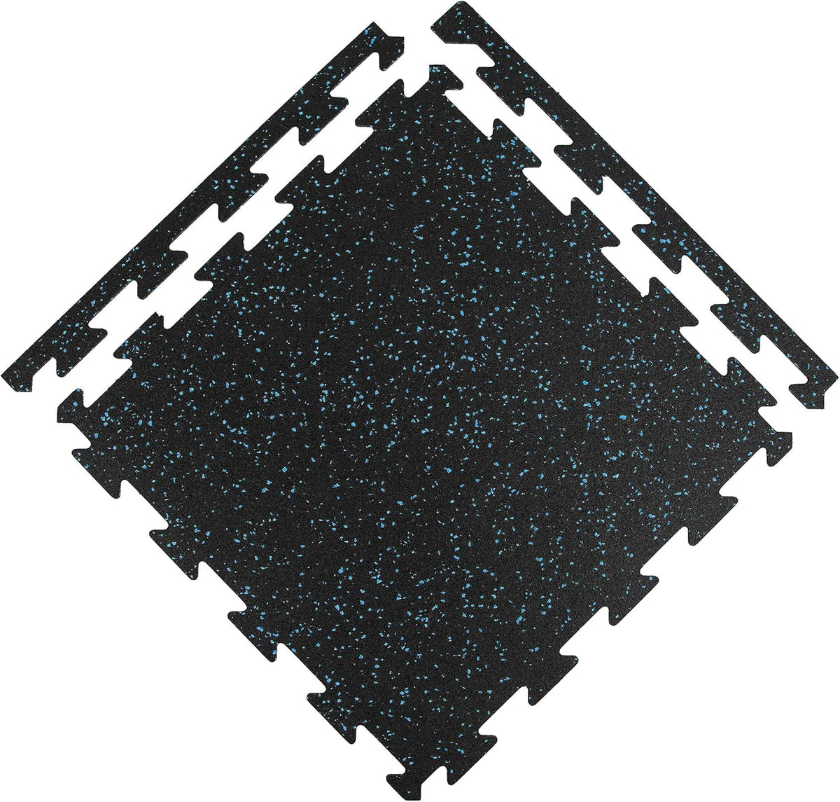 1/4 Inch Thick Eco-Lock Rubber Interlocking Floor Tiles M646