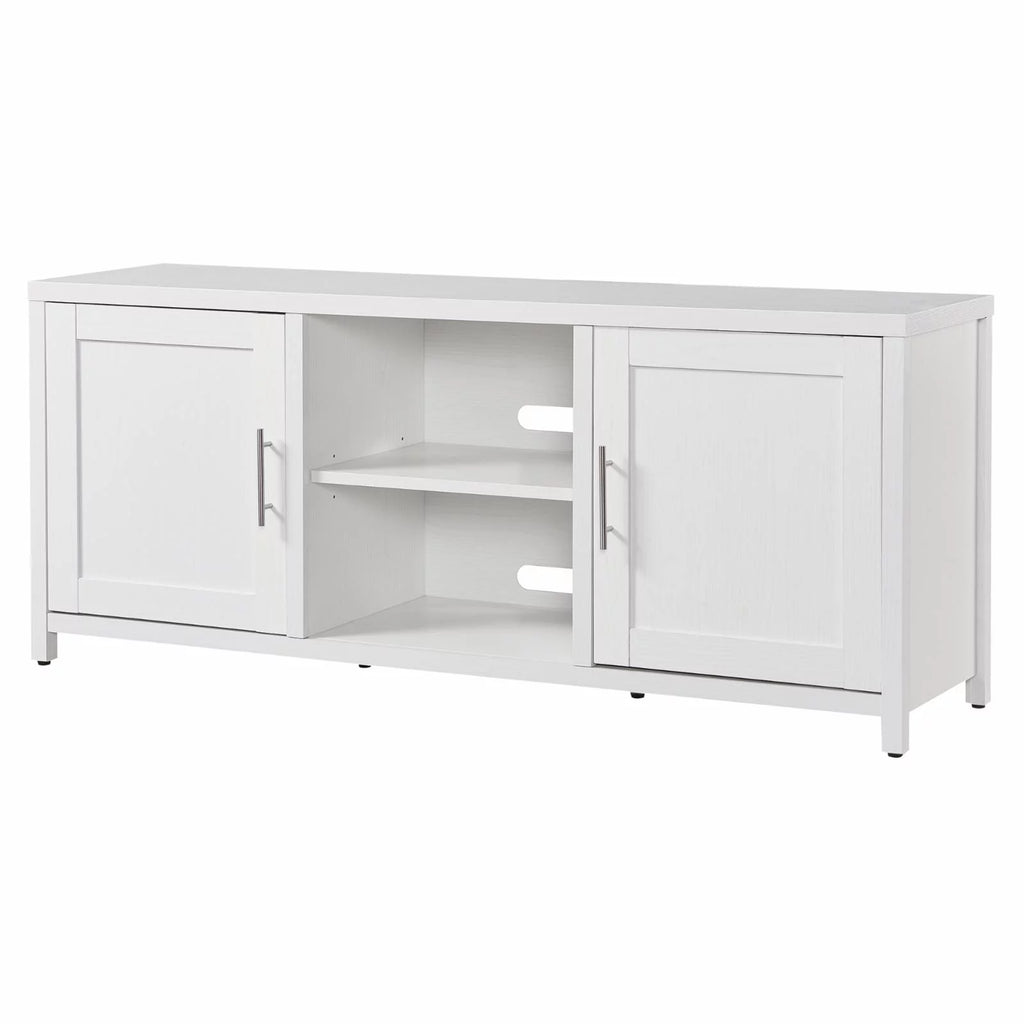White Rectangular TV Stand T30005