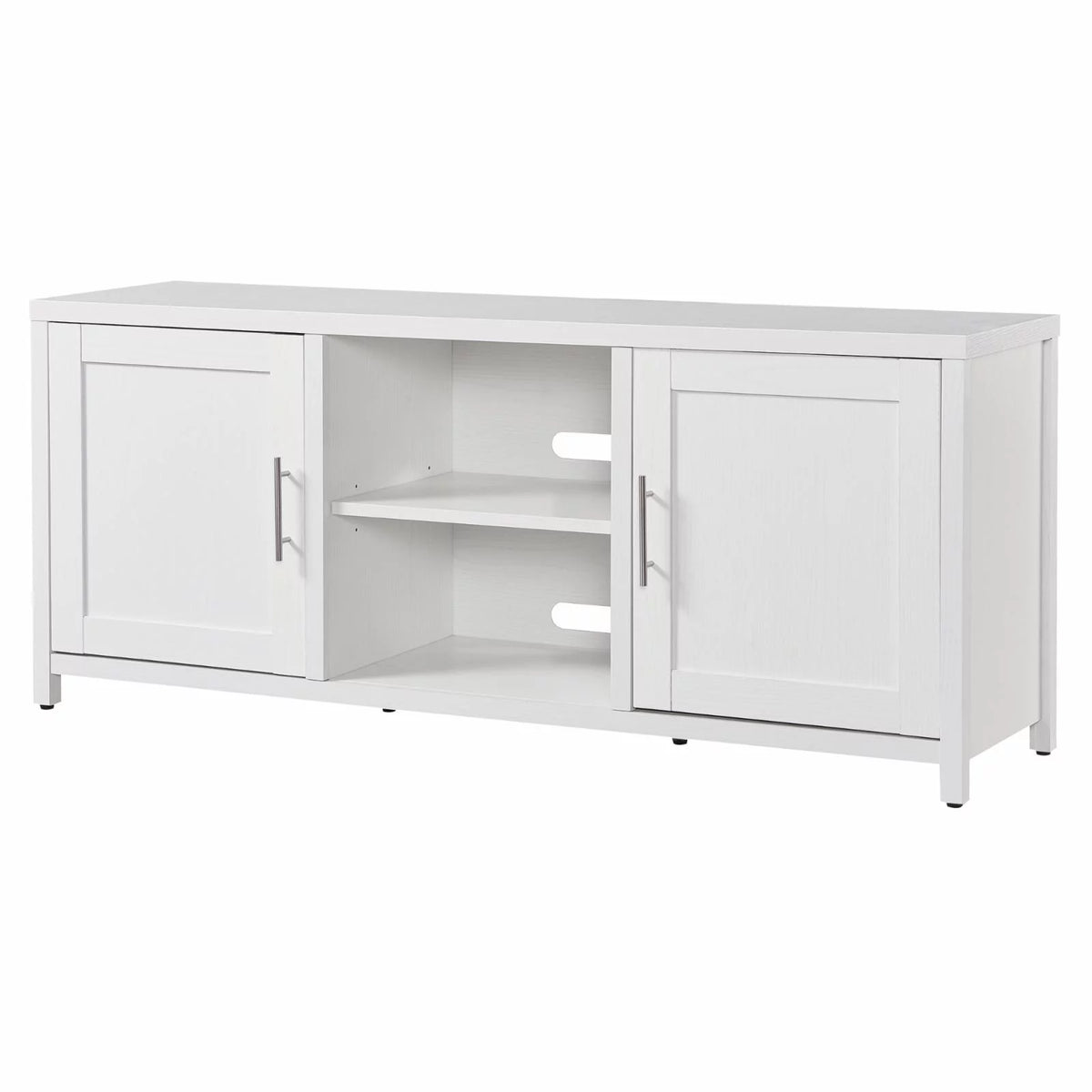 White Rectangular TV Stand T30005