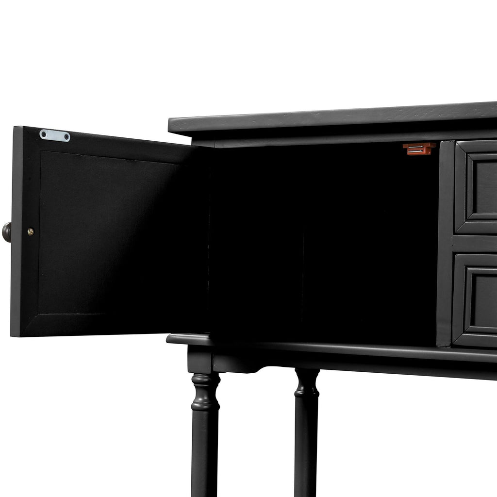 Black 47'' Sofa Table Console Table I740