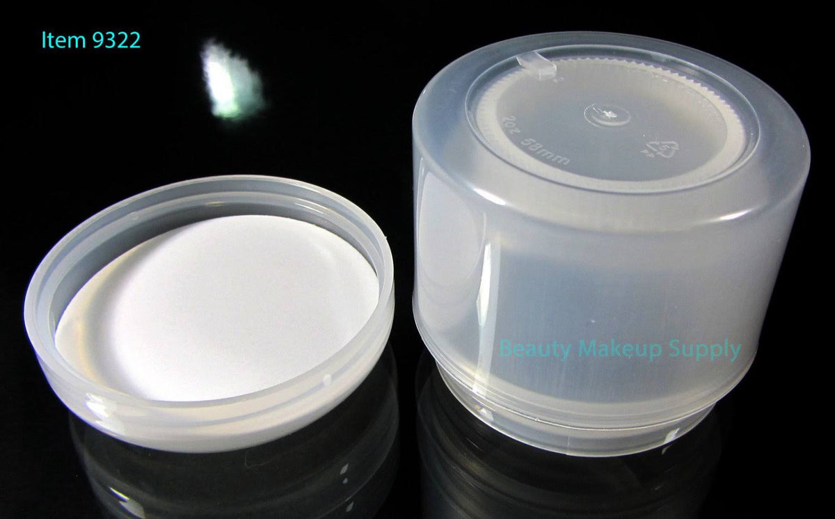 24 Cosmetic Jars Double Wall Plastic Containers with Dome Cap S945