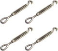 3/8 Inch x 6 Inches Galvanized Hook and Eye Turnbuckles B460798