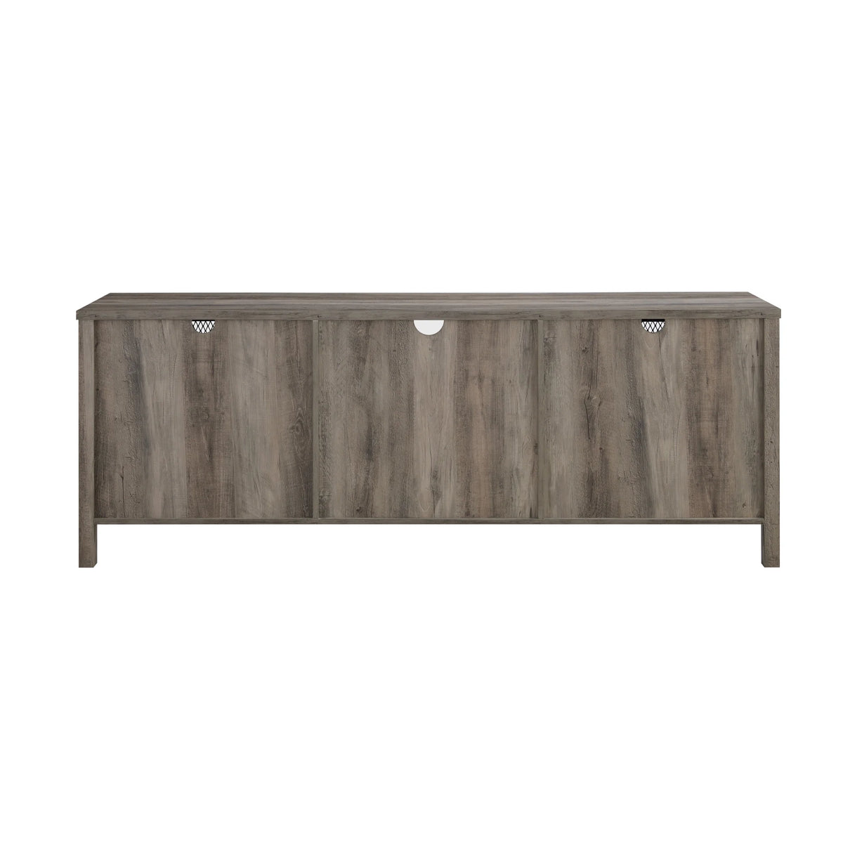 Grey Wash Sliding Door TV Stand T6278