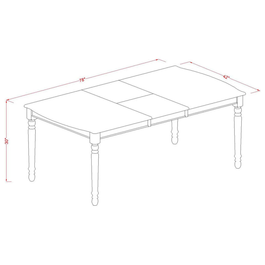 9 Piece Wood Dining Room Set T205