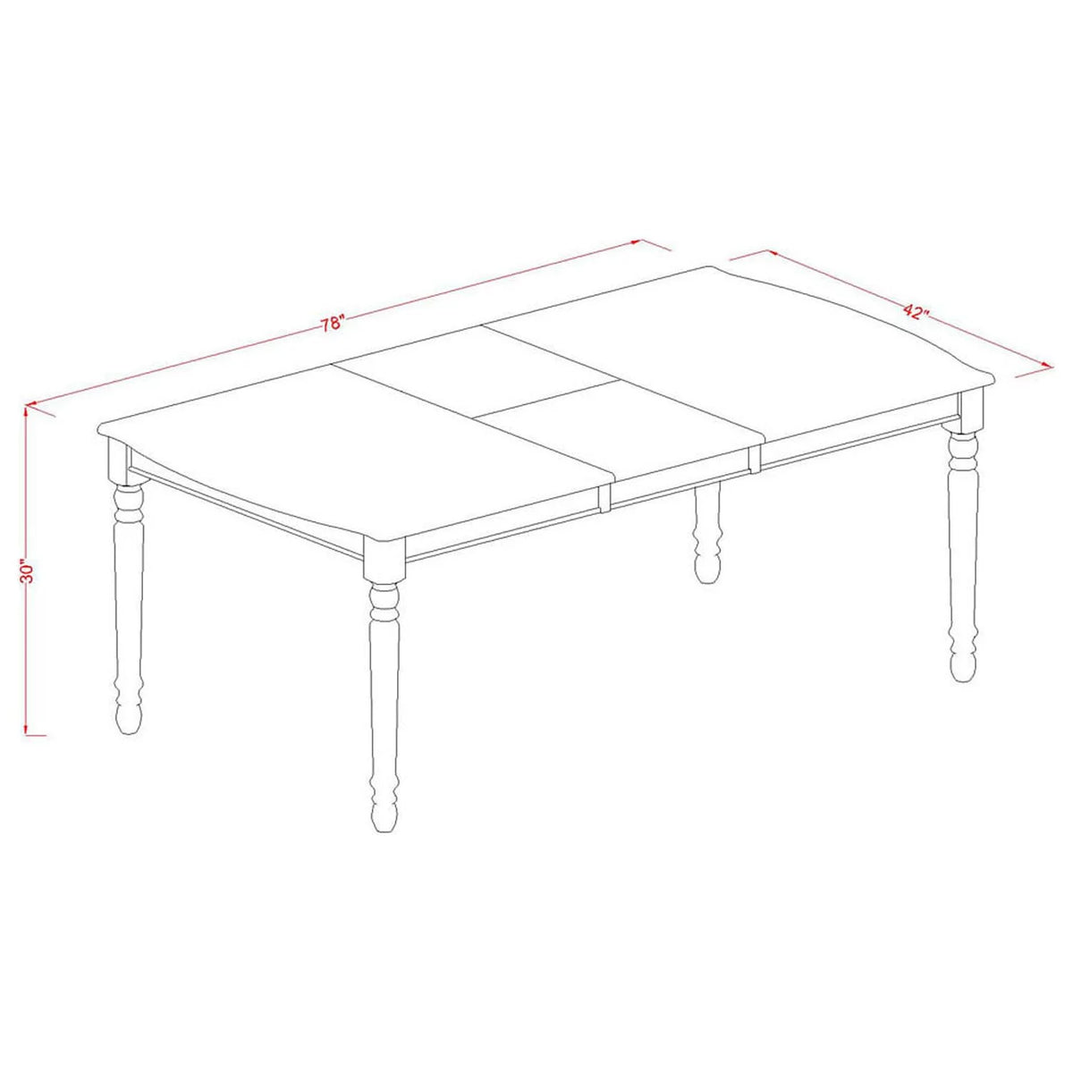 9 Piece Wood Dining Room Set T205