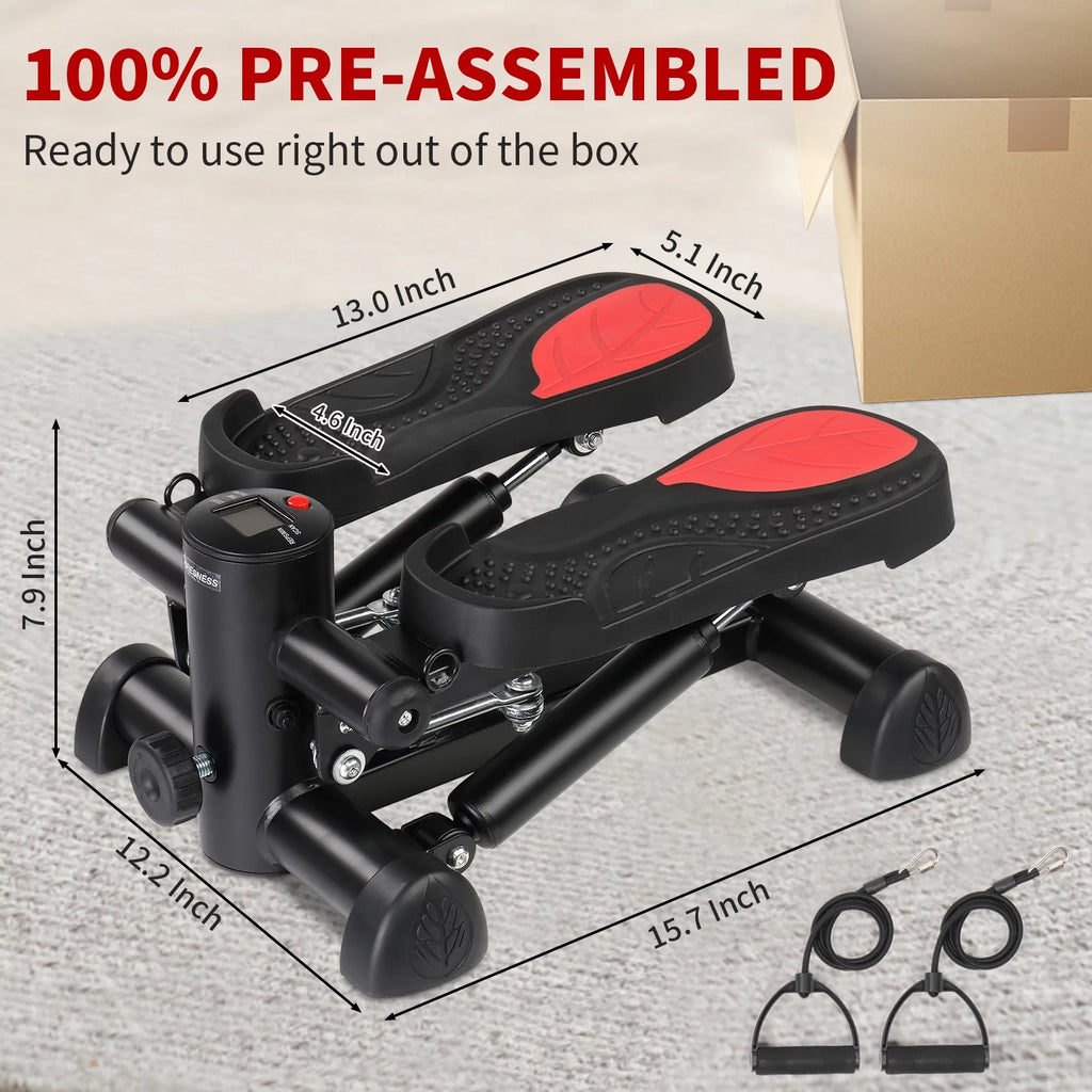 Mini Stair Stepper with Resistance Bands E226