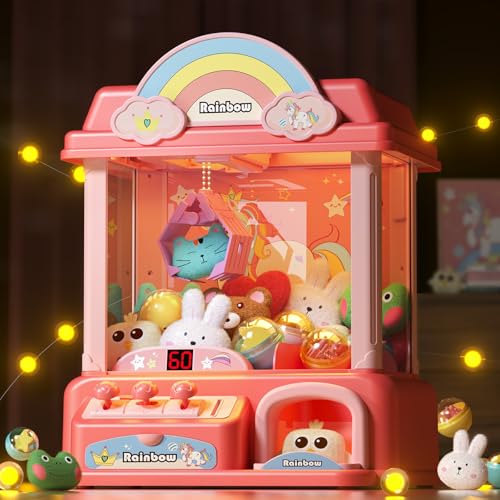 Claw Machine with Music Pink Mini Vending Machine Q4511