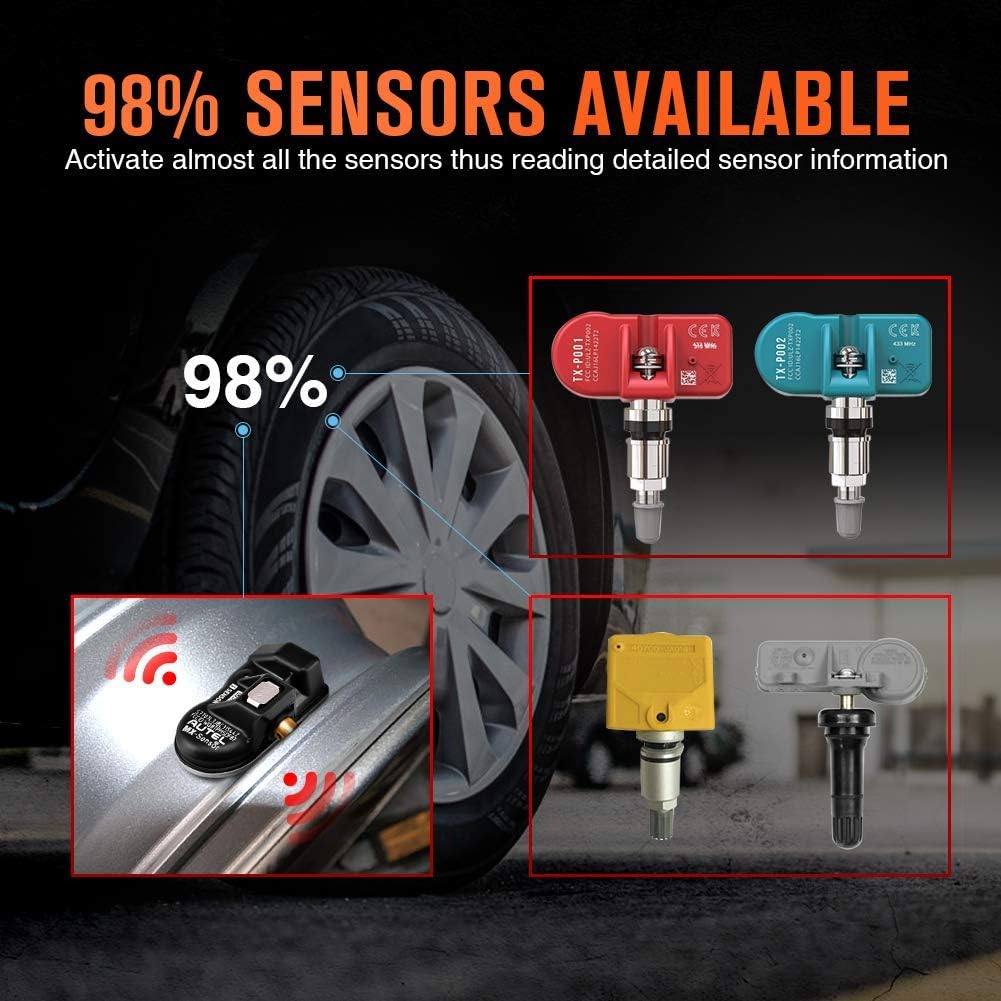TPMS Relearn Tool TS408 Tire Pressure Monitor Sensor Programming Tool M6543