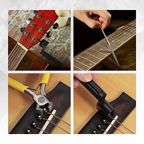 45 Pcs Guitar Repair Tool Kit with Carry Bag X949149
